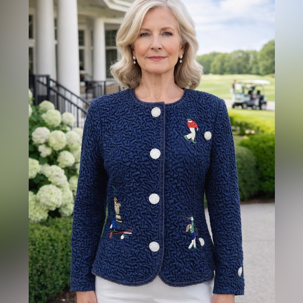Rare Vintage Ladies' Golf Blazer: A True One-Of-A-Kind Find!